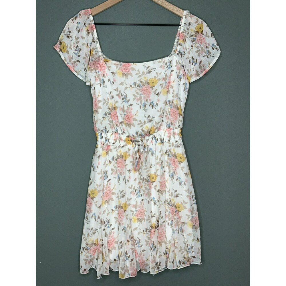 Francesca's Floral Dress Women's XS NWT Blogger's Favorite - Picture 2 of 12